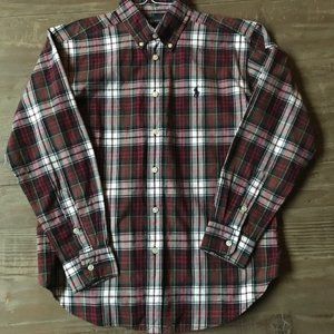 Polo by Ralph Lauren Red Plaid Button Down Shirt